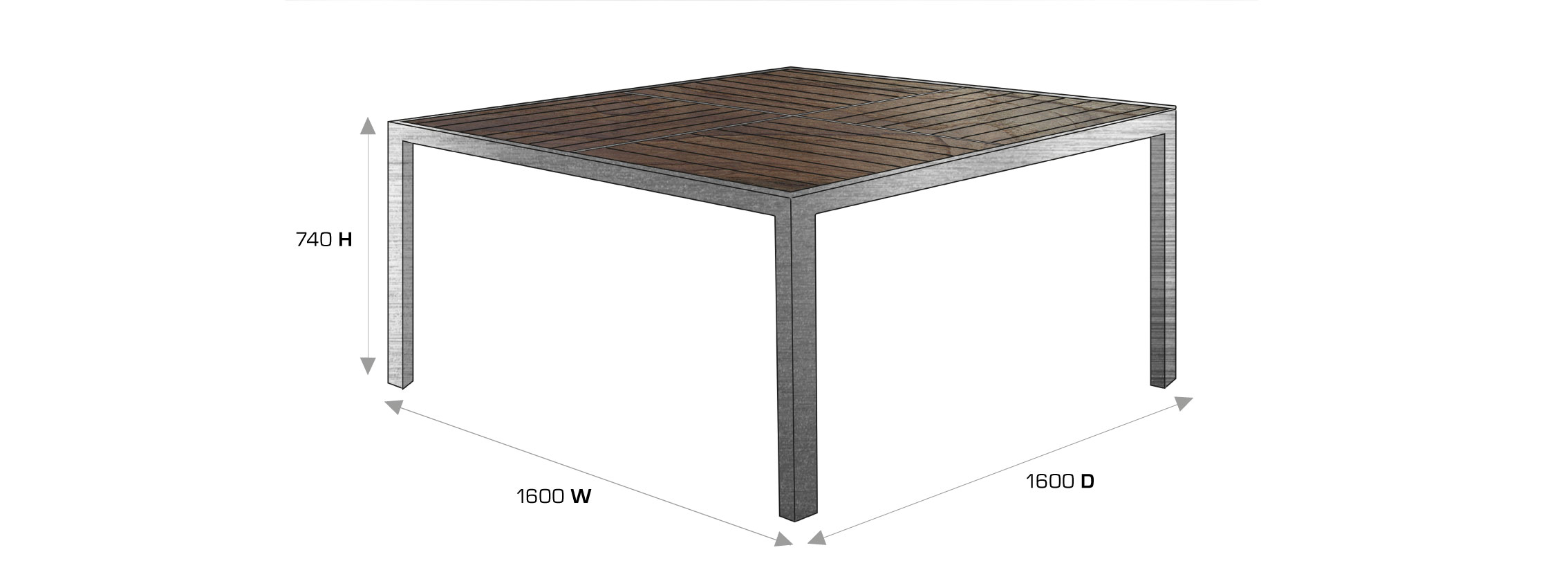 outdoor dining table dimensions photo - 5