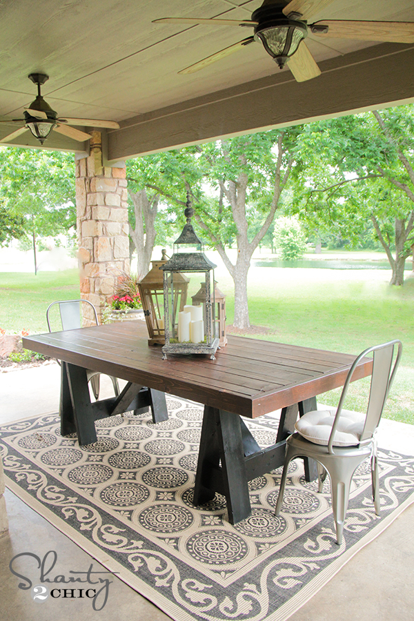 outdoor dining table diy photo - 1