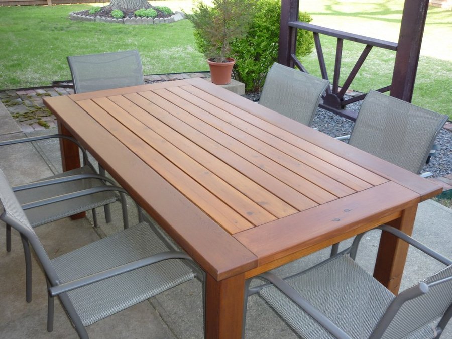 outdoor dining table plans photo - 3