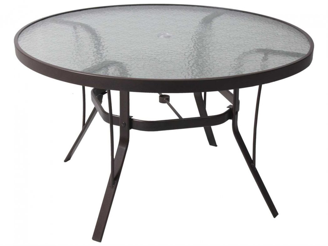 outdoor dining table replacement glass photo - 5