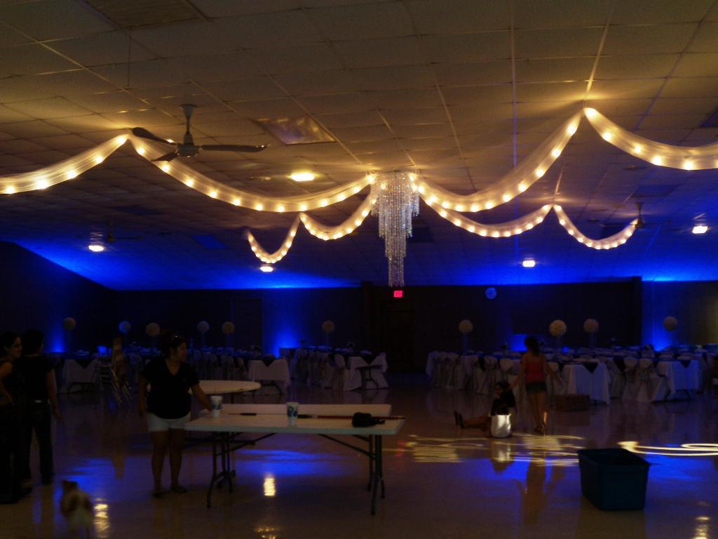 outdoor disco party lights photo - 10