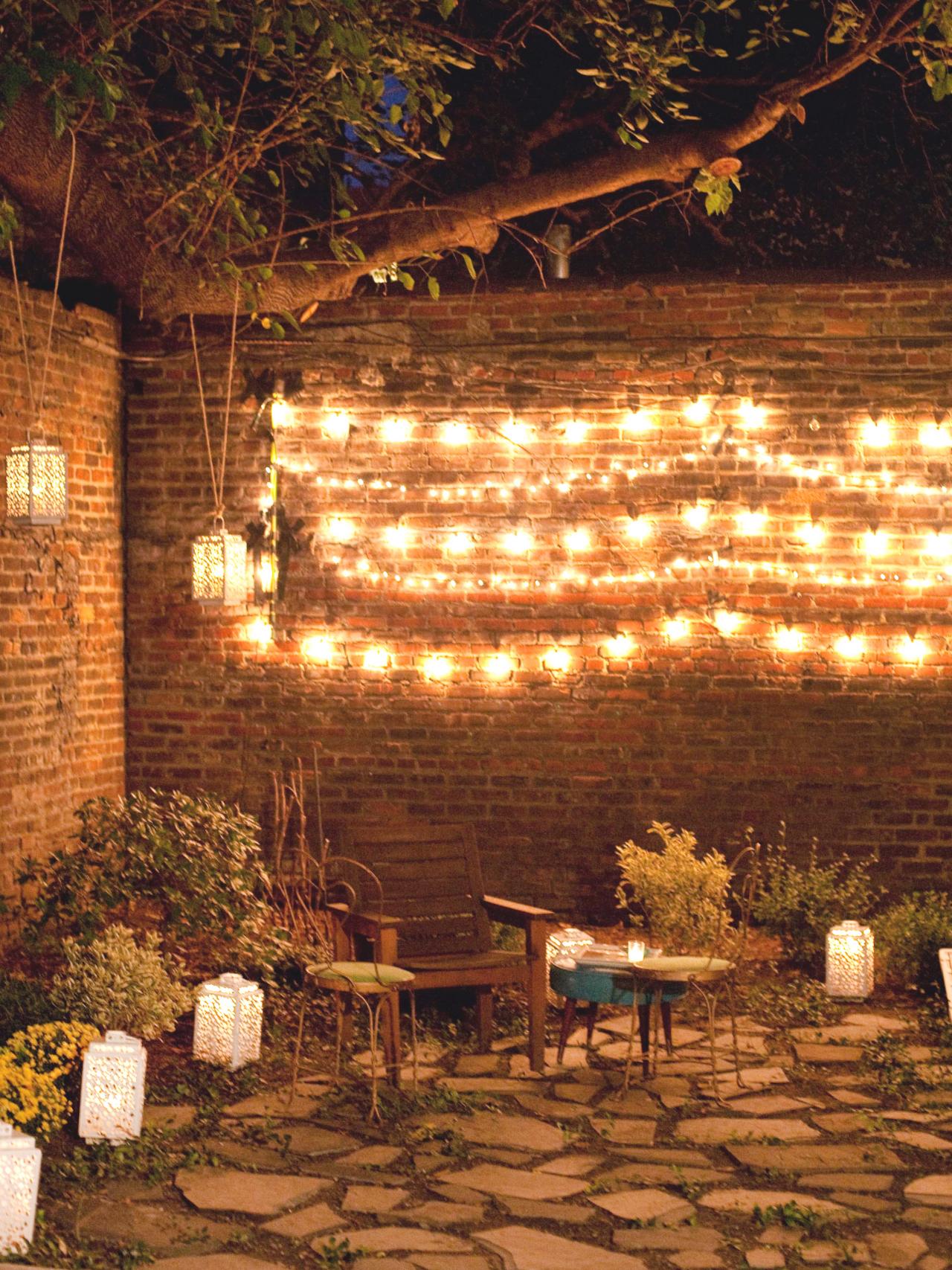 outdoor disco party lights photo - 5