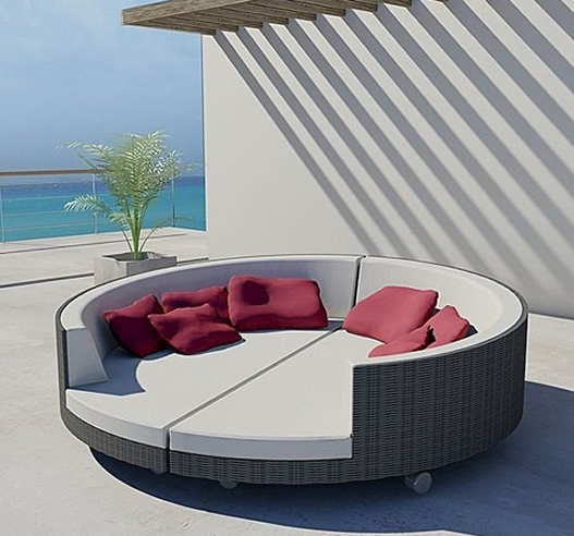 outdoor furniture lounge bed photo - 6