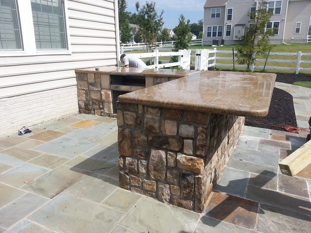 outdoor kitchen granite countertops photo - 1