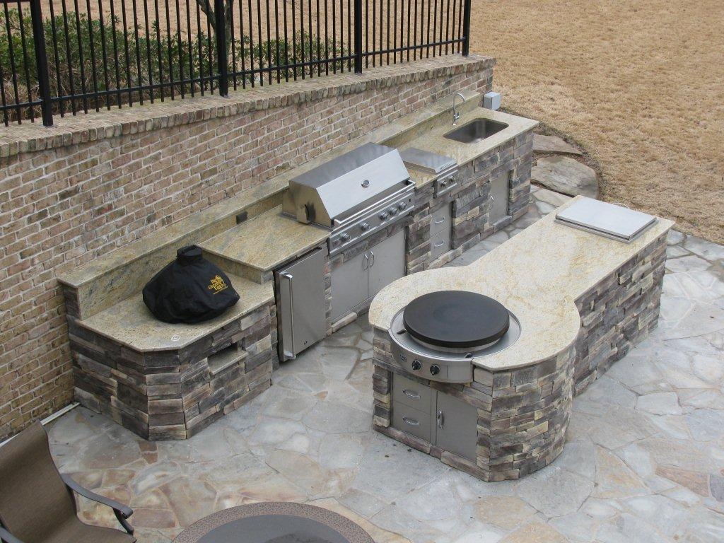 outdoor kitchen granite countertops photo - 9