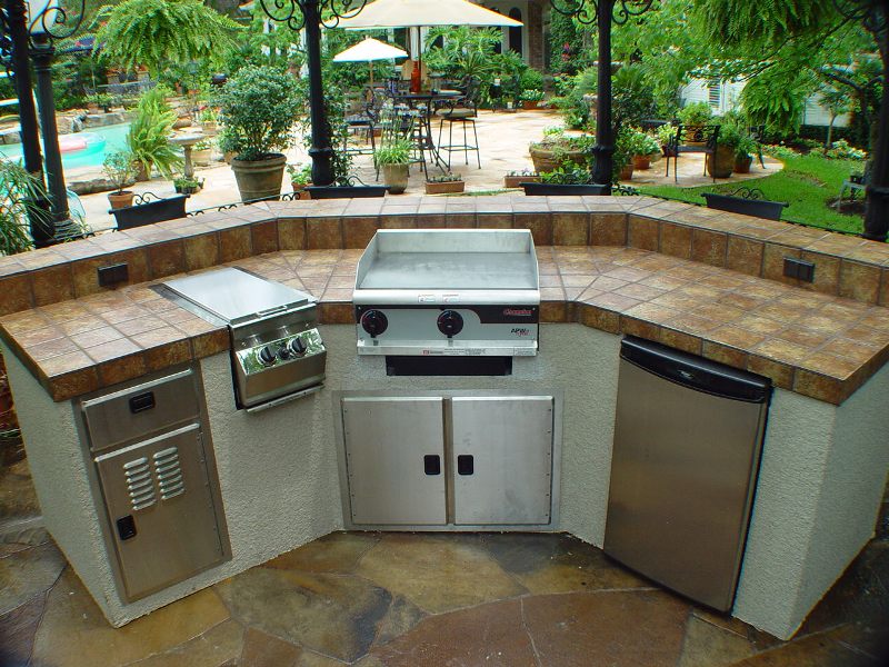 outdoor kitchen griddles photo - 1
