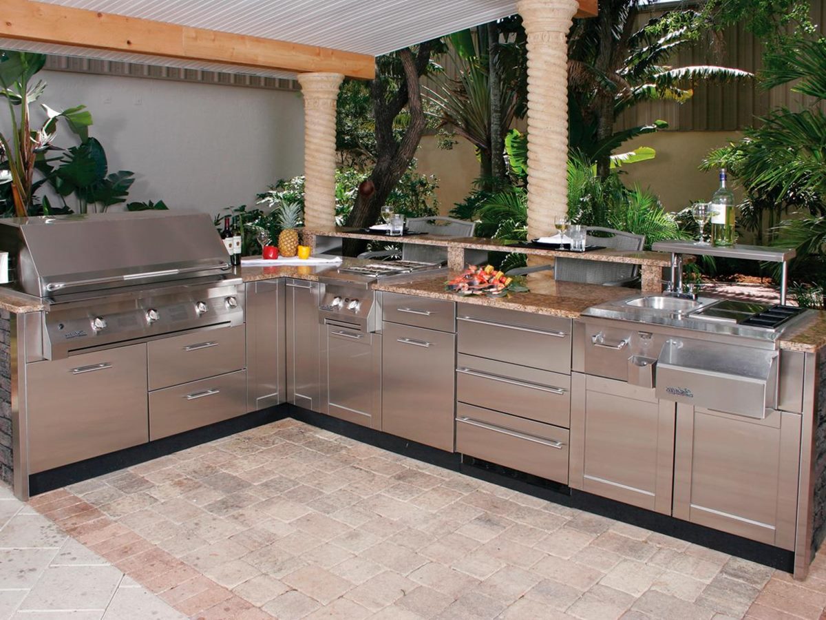 outdoor kitchen kits photo - 4