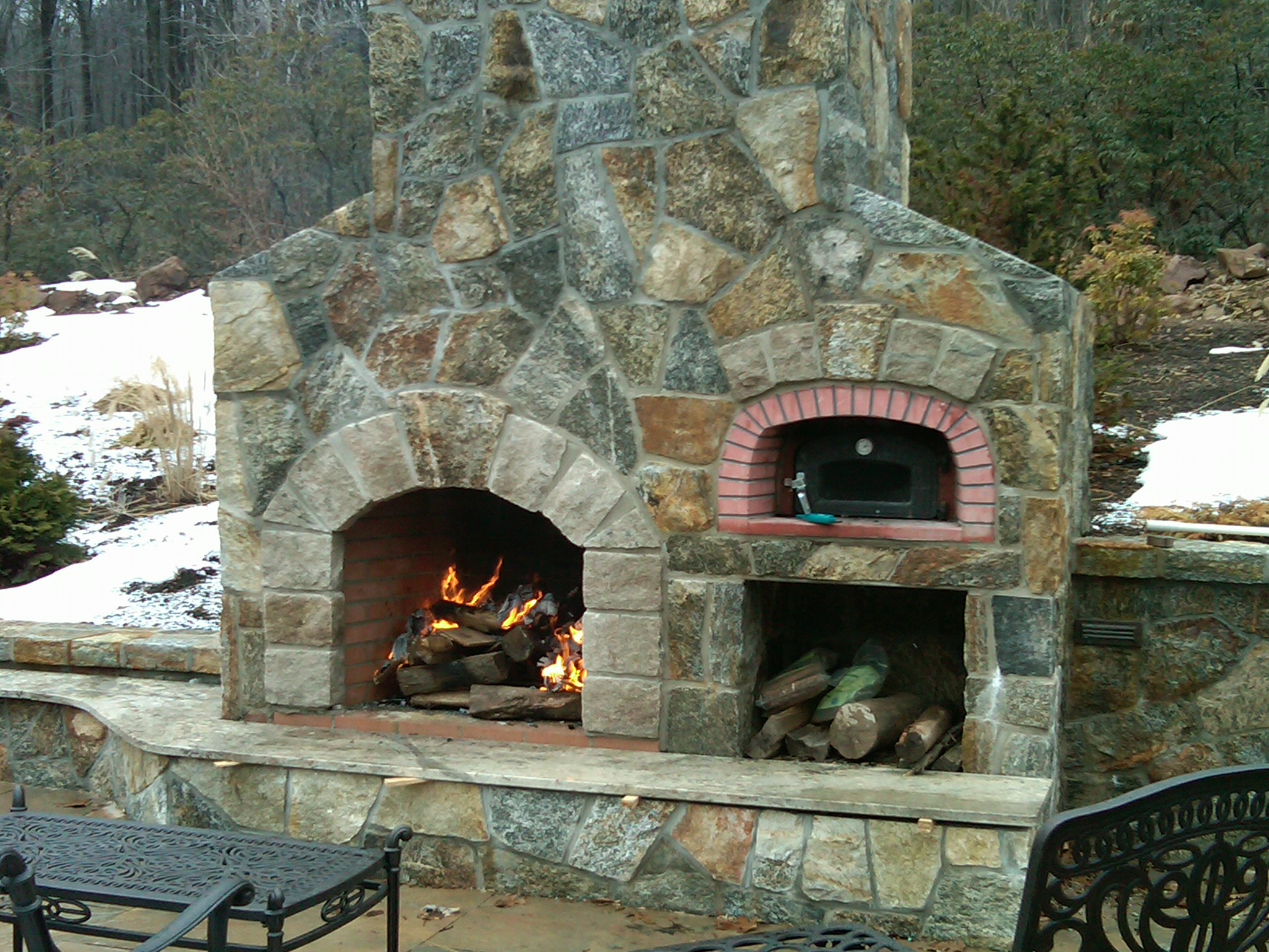 outdoor kitchen oven photo - 8