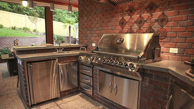 outdoor kitchen ventilation photo - 10