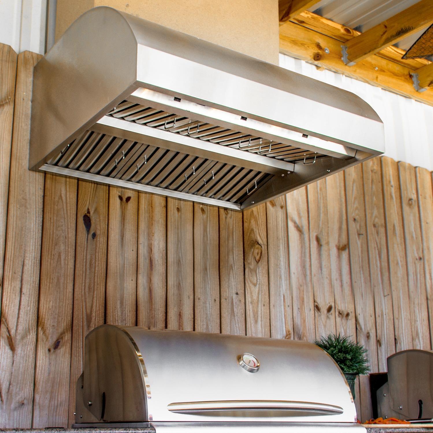 outdoor kitchen ventilation photo - 2