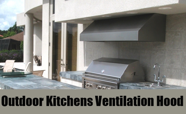 outdoor kitchen ventilation photo - 8
