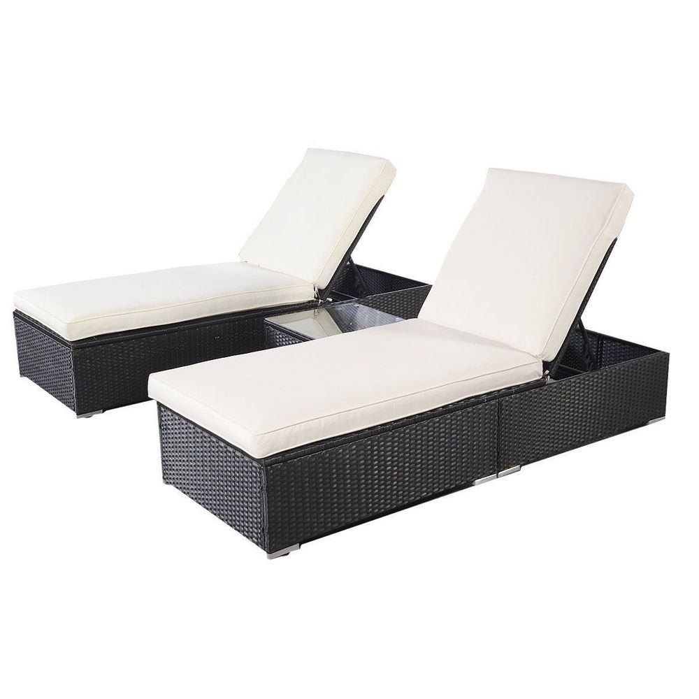 outdoor lounge bed chair photo - 2