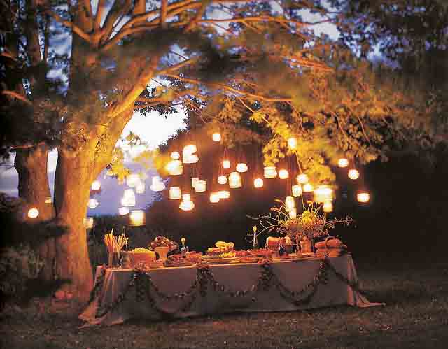 outdoor party lights ideas photo - 7
