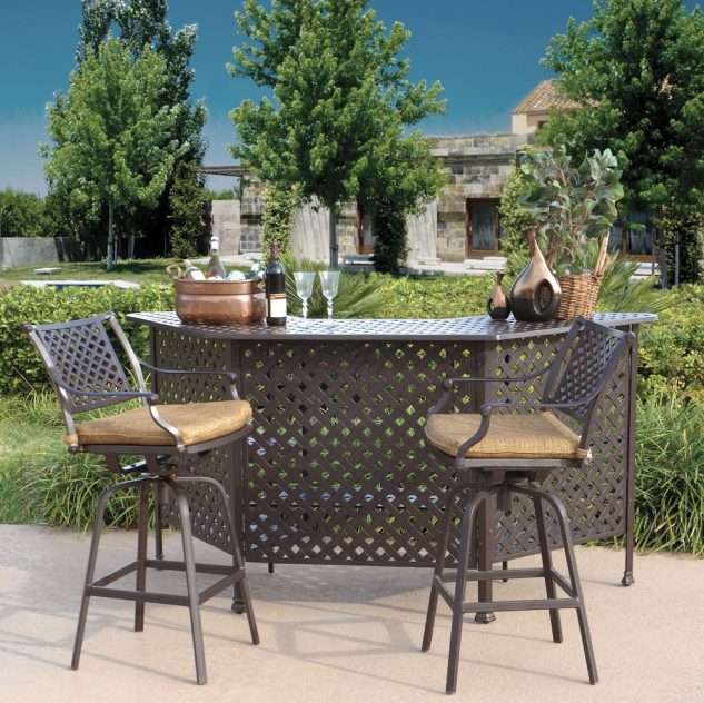 outdoor patio furniture bar sets photo - 2