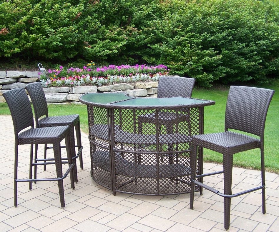 outdoor patio furniture bar sets photo - 5
