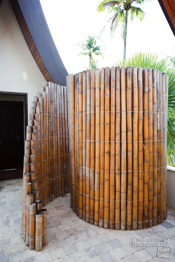 outdoor shower bamboo photo - 9
