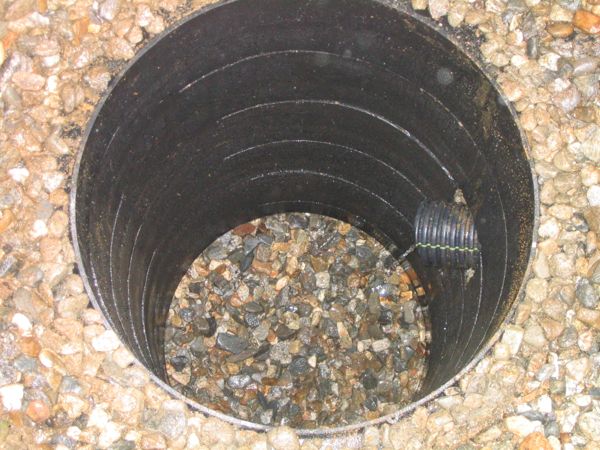 outdoor shower drainage photo - 9