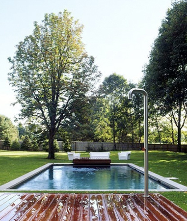 outdoor shower for pool photo - 5