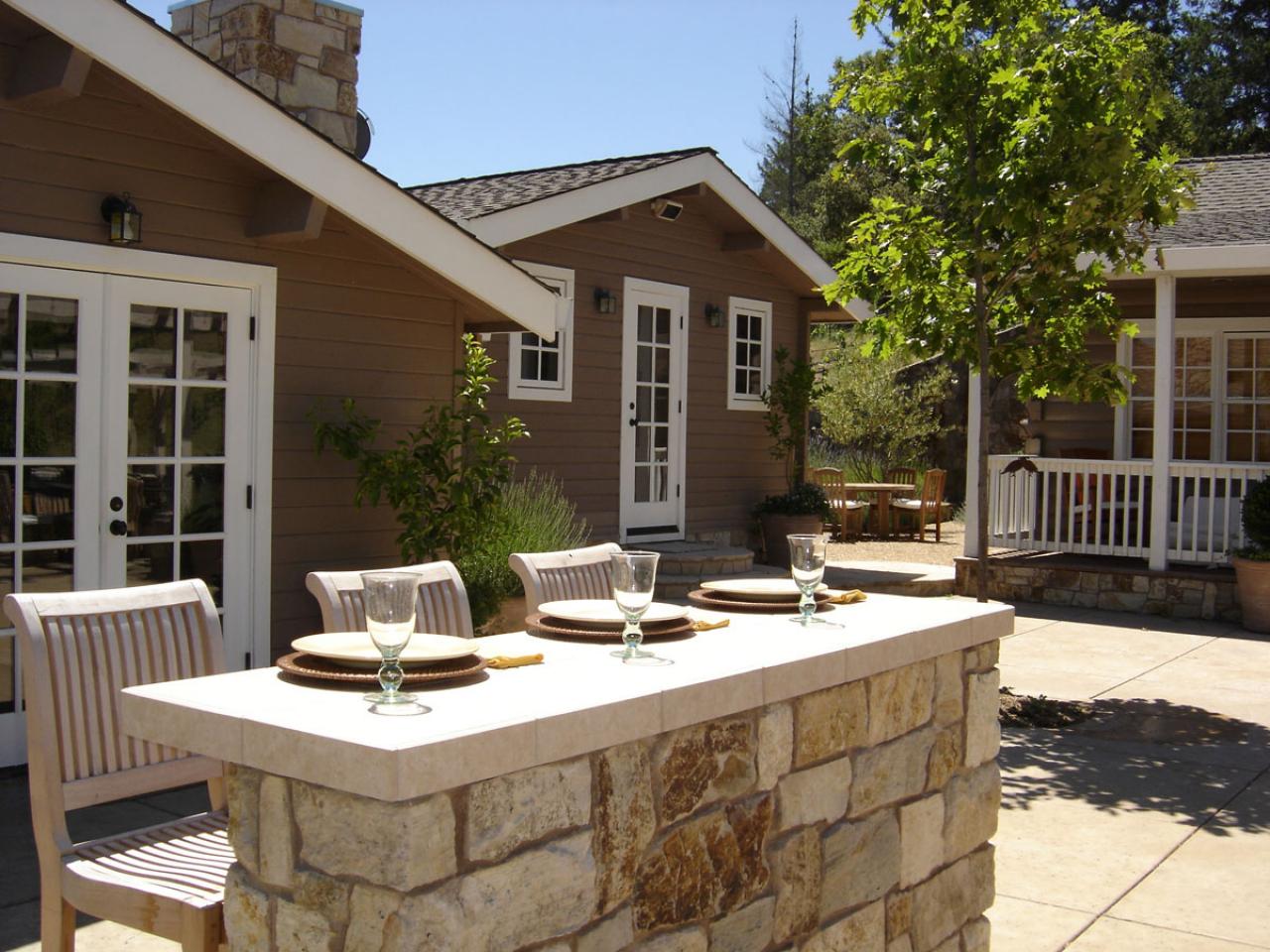 outdoor stone bar designs photo - 10