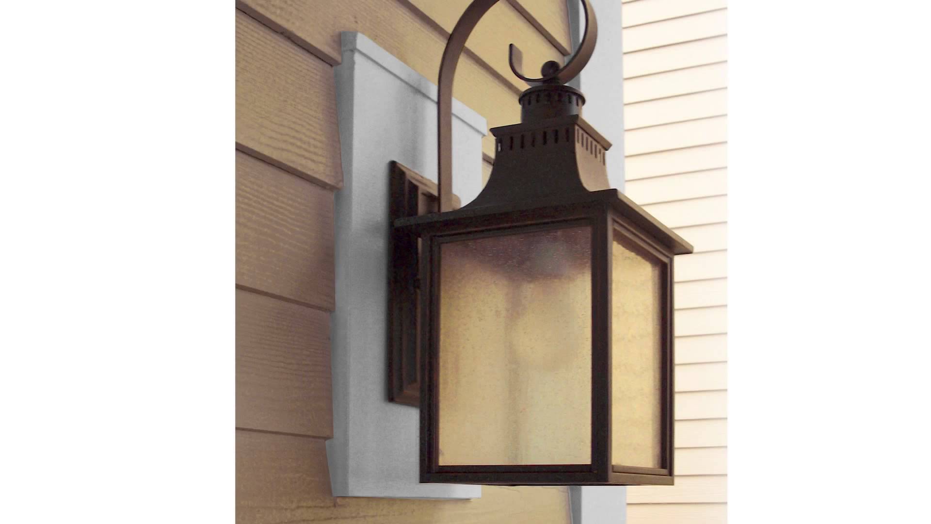 outdoor wall light mounting block photo - 2