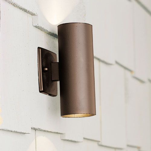 outdoor wall mounted accent lighting photo - 3