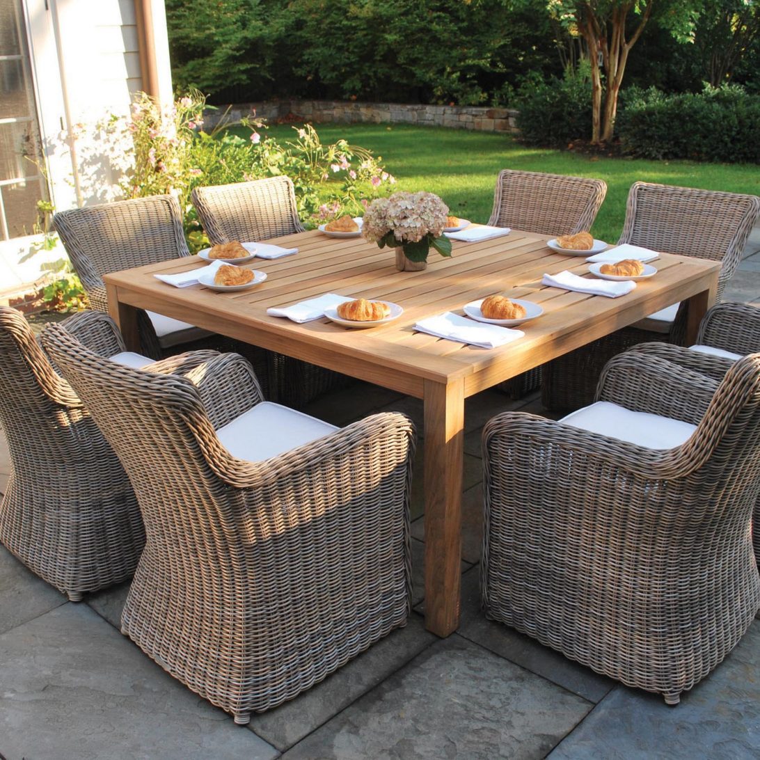 outdoor wicker furniture dining sets photo - 7