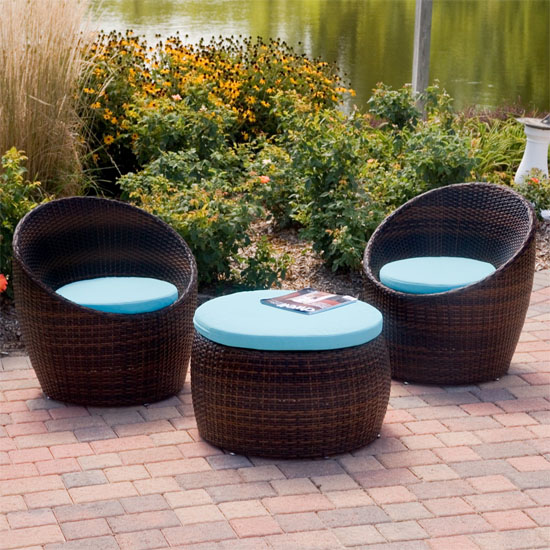 outdoor wicker furniture for small spaces photo - 1