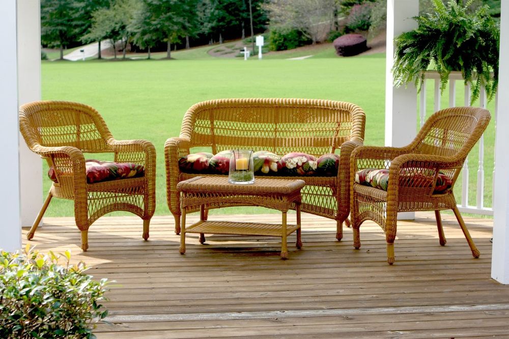 outdoor wicker furniture high end photo - 2