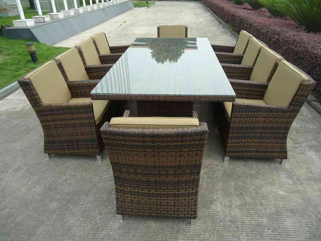 outdoor wicker furniture high end photo - 5