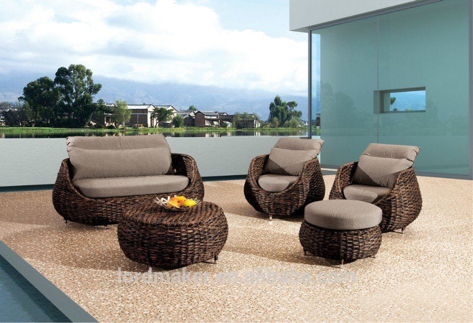 outdoor wicker furniture high end photo - 7