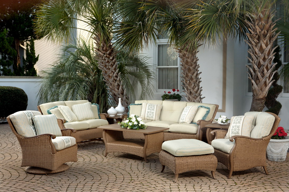outdoor wicker furniture sets photo - 1