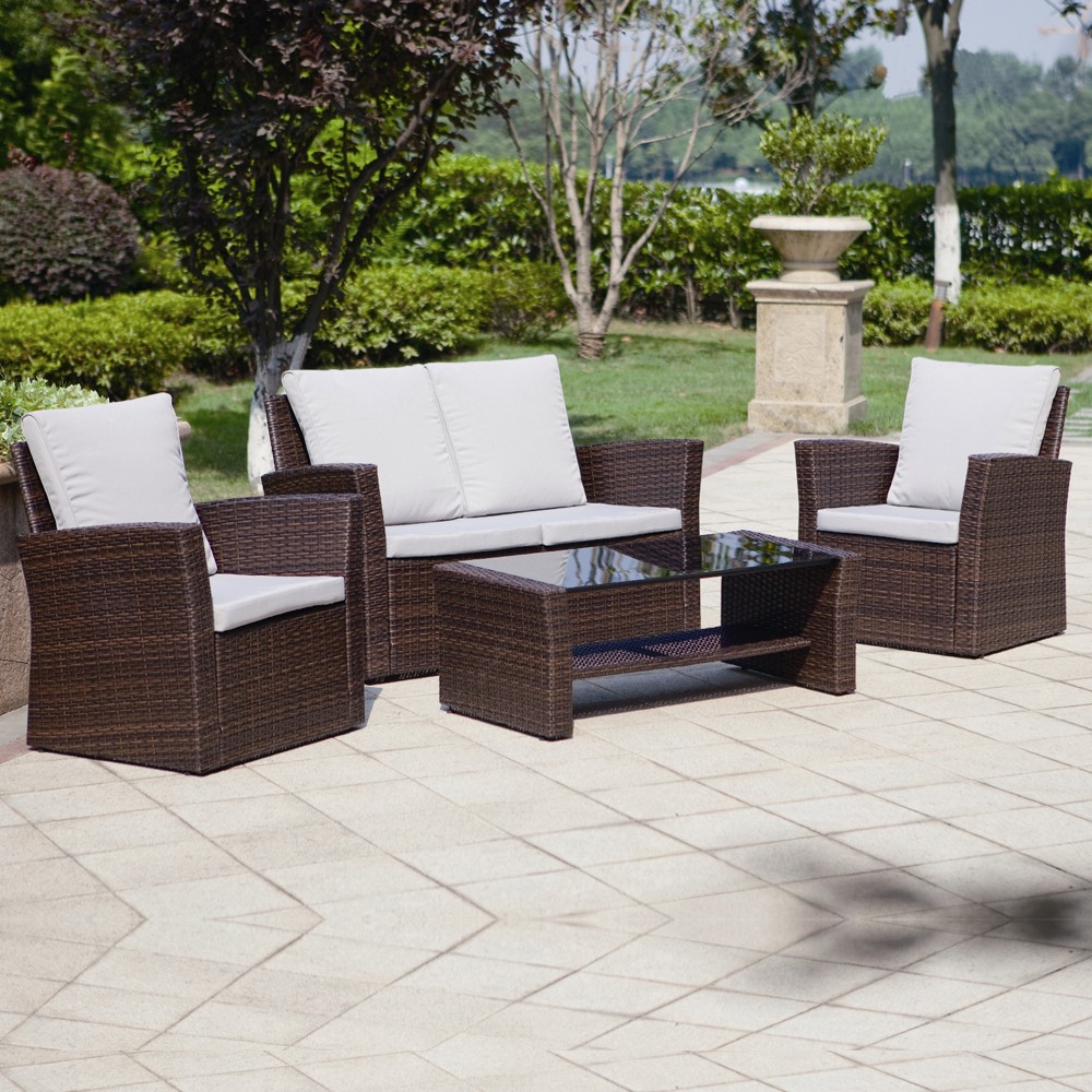 outdoor wicker furniture sets photo - 10