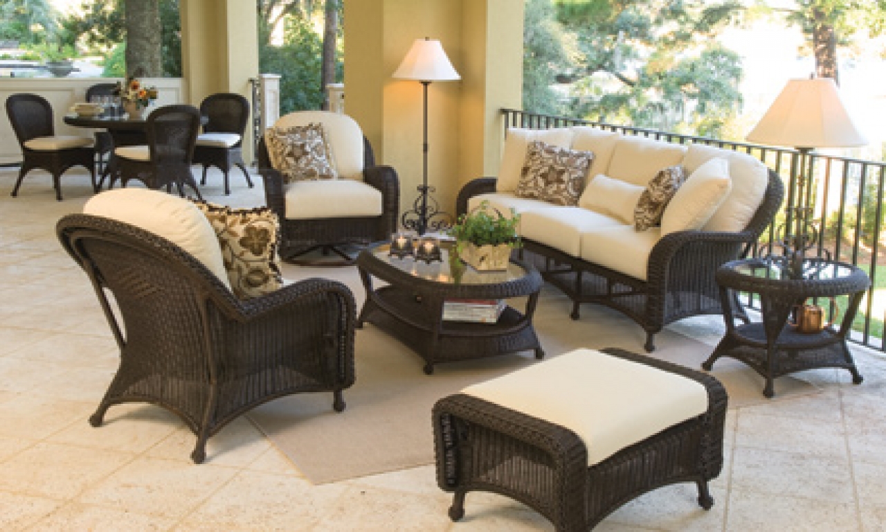 outdoor wicker furniture sets photo - 5