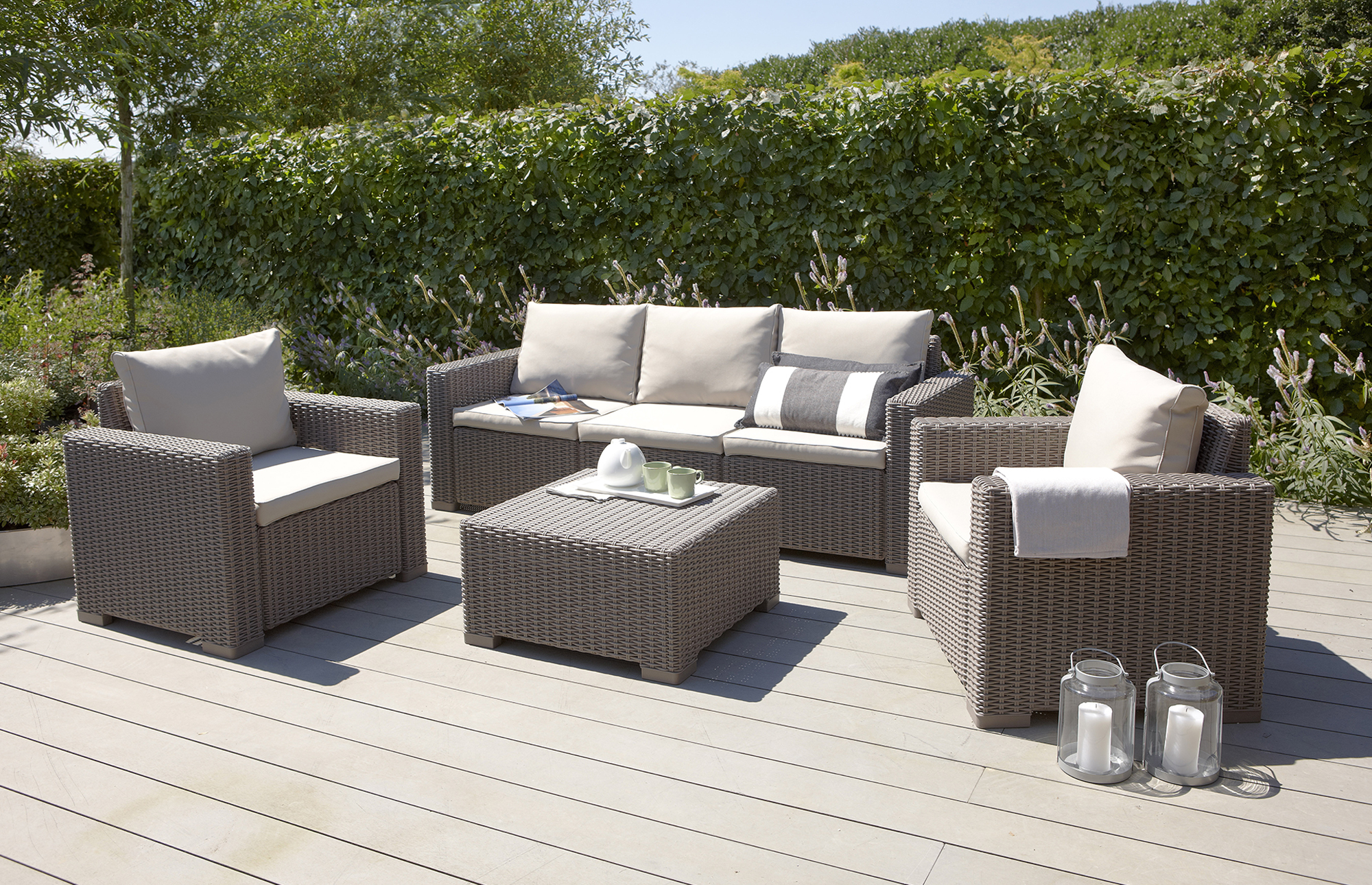 outdoor wicker furniture sets photo - 9