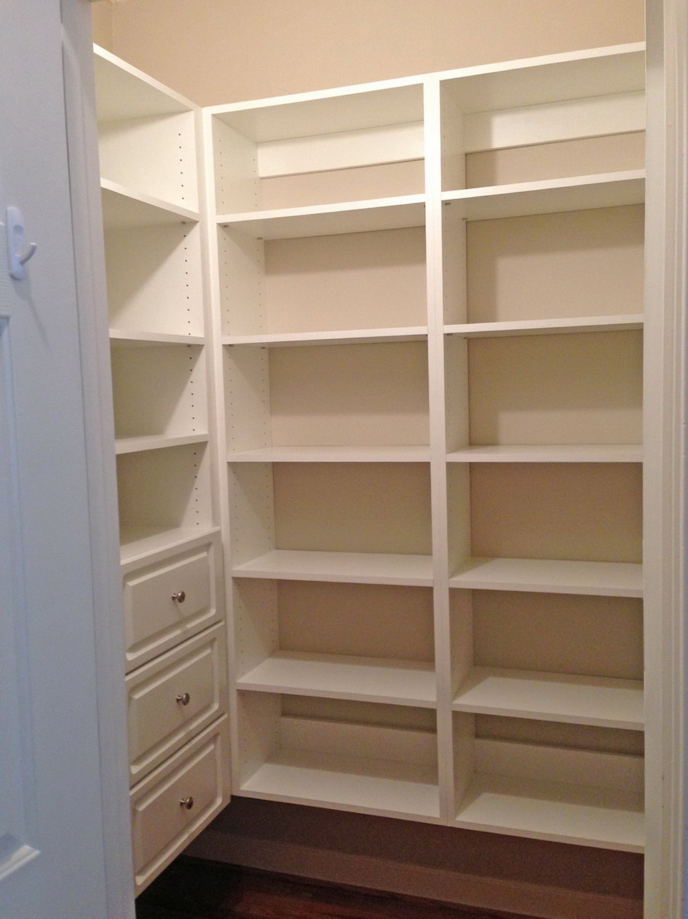 pantry closet shelving systems photo - 10