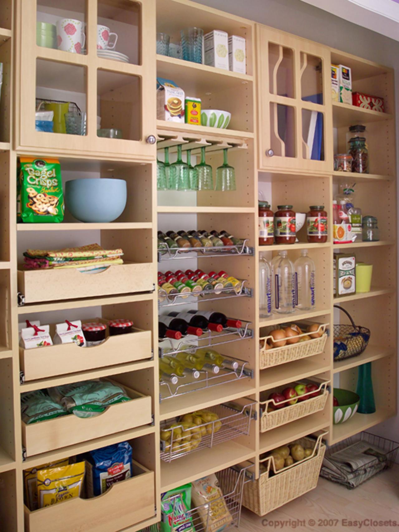 pantry closet shelving systems photo - 4