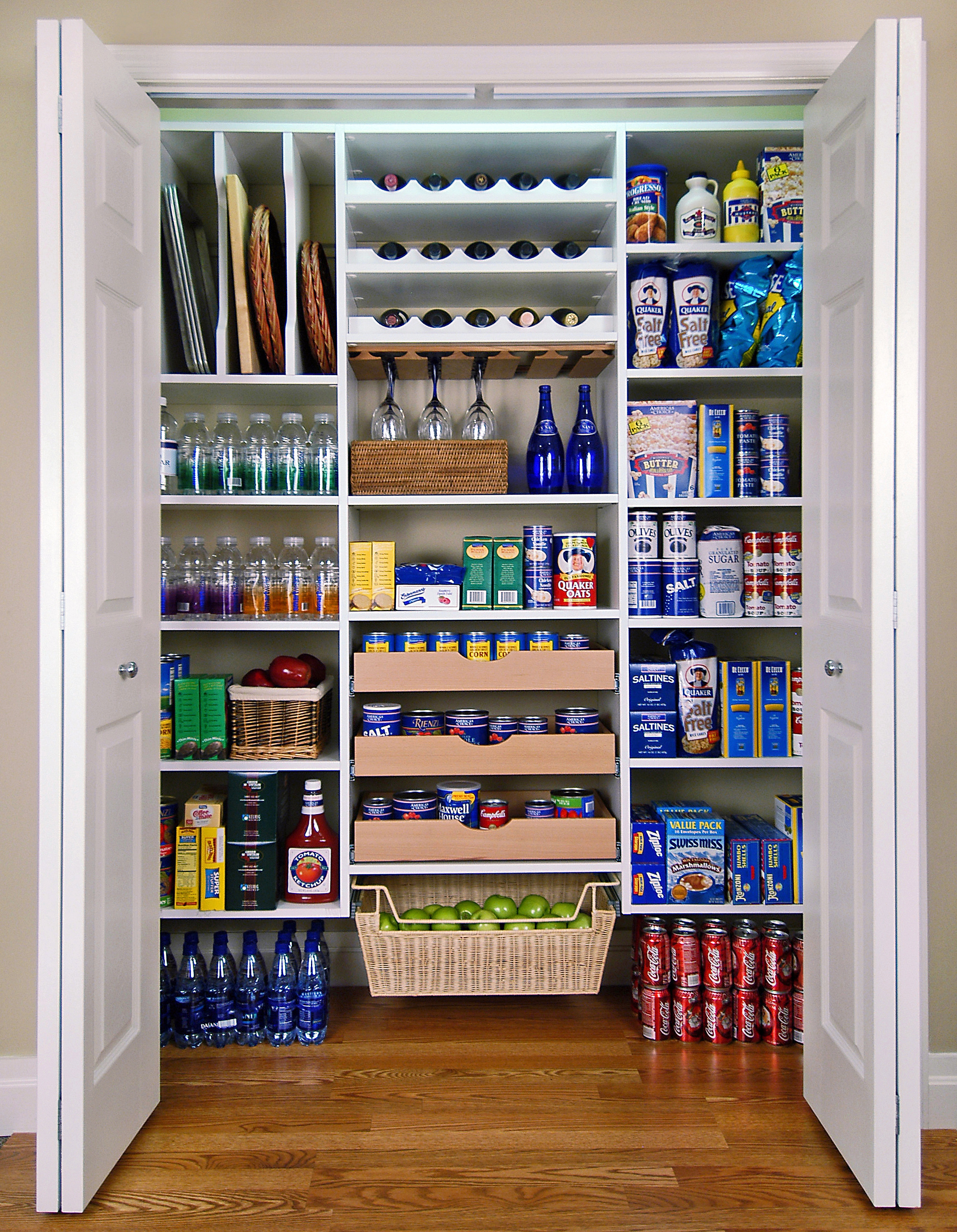 pantry closet shelving systems photo - 5