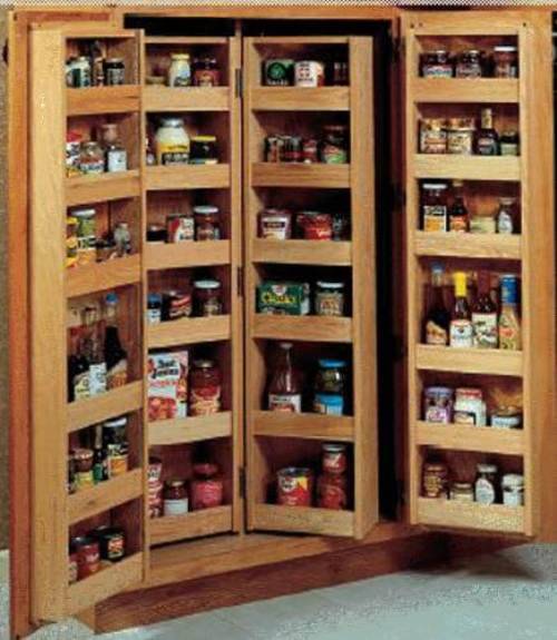 pantry shelving systems design photo - 2