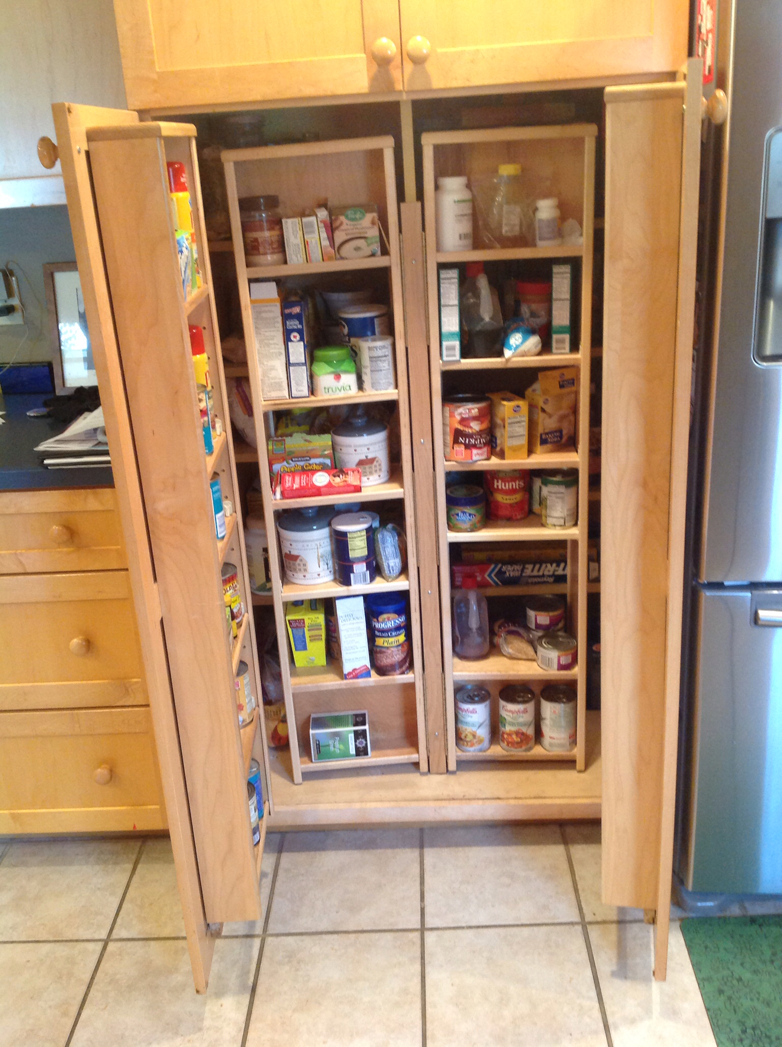 pantry shelving systems wood photo - 5
