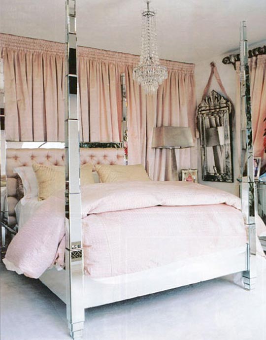 parisian mirrored bedroom furniture photo - 3