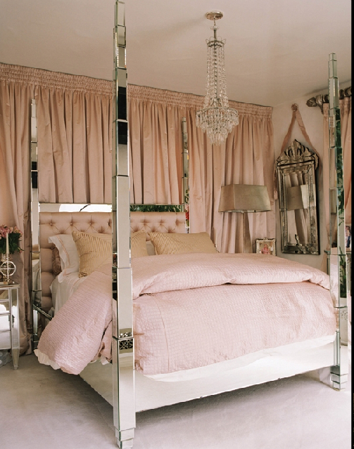 parisian mirrored bedroom furniture photo - 4