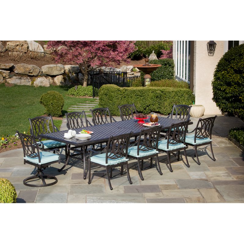 patio dining sets for 10 photo - 4