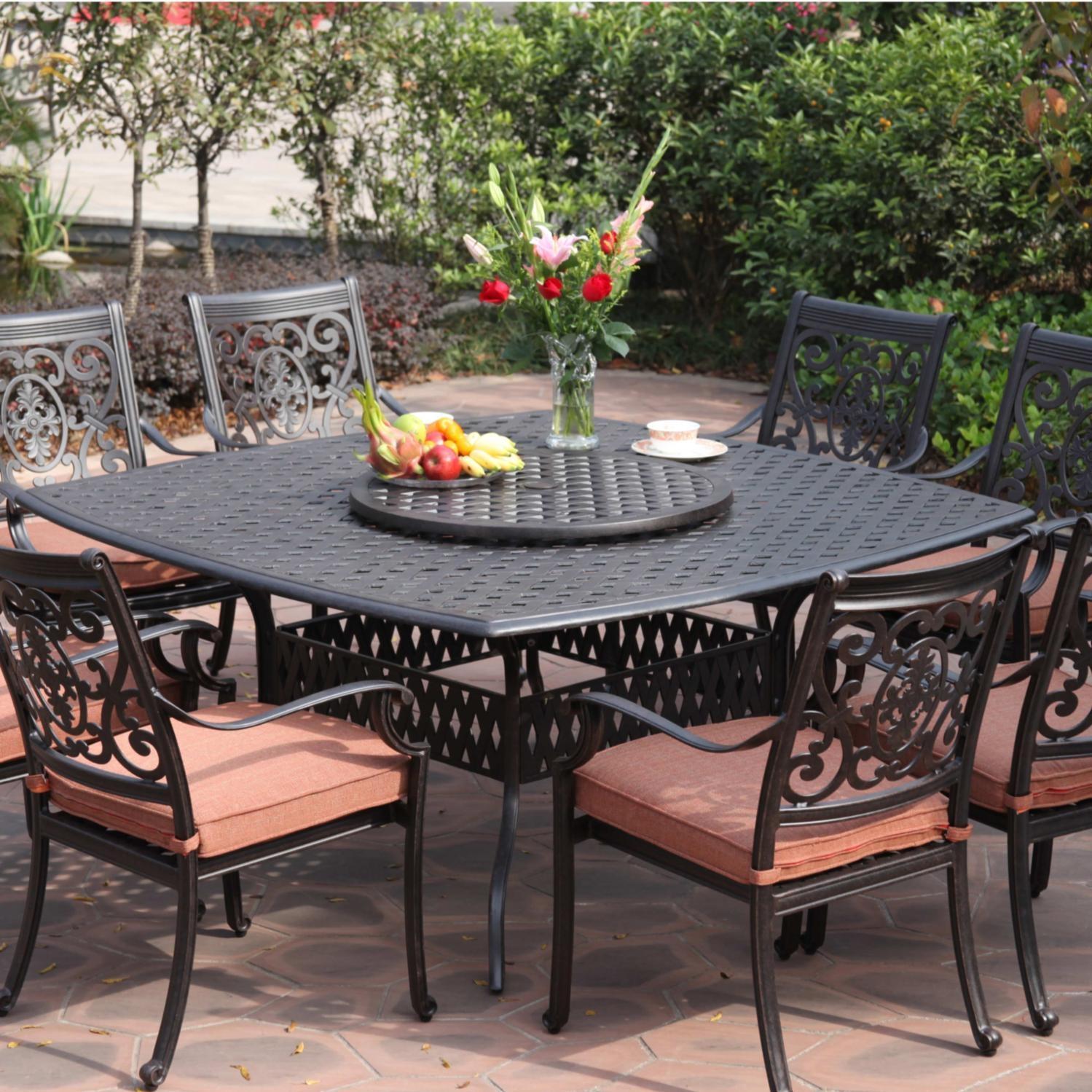 patio dining sets for 8 photo - 2