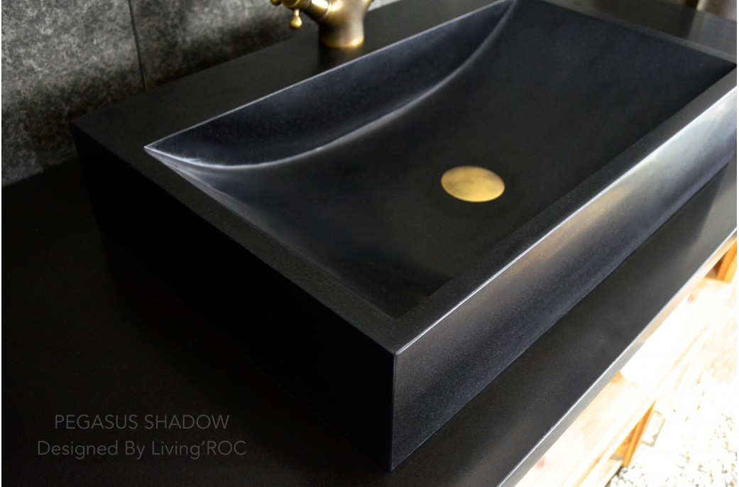 pegasus black granite sink photo - 3