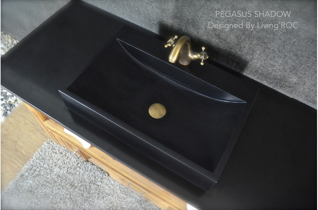 pegasus black granite sink photo - 9