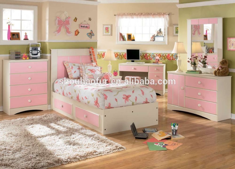 pink bedroom furniture for kids photo - 7