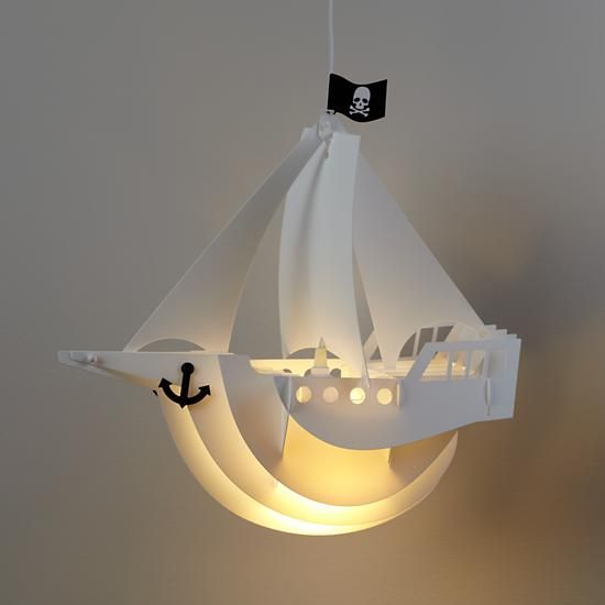 pirate bedroom lamp photo - 9