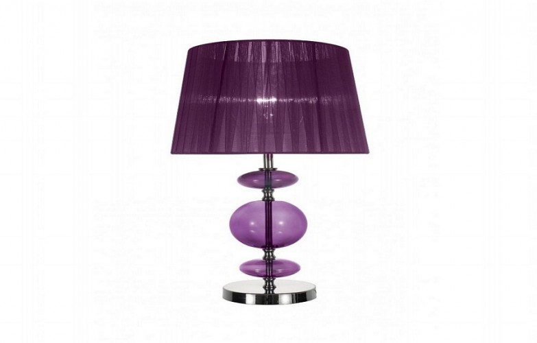 purple bedroom lamp photo - 10