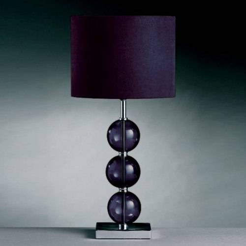 purple bedroom lamp photo - 4