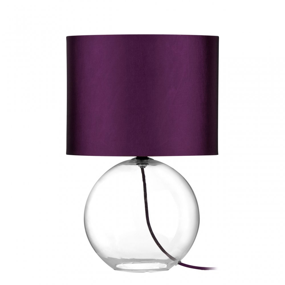 purple bedroom lamp photo - 6